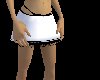 [V] white club skirt