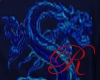 Electric Blue Dragon Tee