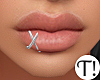 T! Lip Piercing Silver