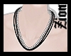Silver/Black Necklace