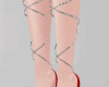 Mermaid Red Glow Heels