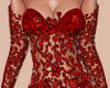 E* Red Holiday Dress