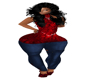 red top  jean fit rll