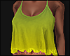 CD. Frilly Top . lime