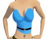 Blue Holter Top
