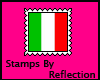 **Italy flag Stamp**