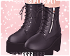 $K Cute Black Boots
