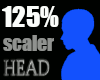 ★Head 125%