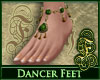 Dancer Feet Emerald