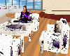 dance table white&purple