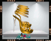*D* Gold Wrapped Heels