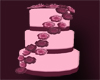 Elegent Rose Wedding Cak