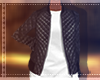 Black Quilted bomber