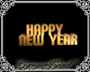 3d new years sign
