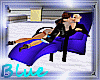 Blue Kiss Cuddle Chair