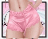 Pink Satin Shorts