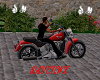 red motorcyle