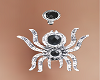 Spider Belly Ring Silver