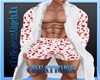 (C) Hearts Robe & Boxers