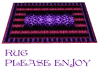 purple&pink rug
