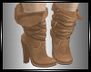 Brown soft leather boots