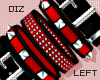 !!D Bracelets Red Left