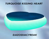 Turquoise Kissing Heart