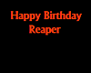 Reaper Birthday