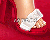 Grace Red Sandals