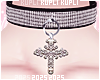 Diamond Cross Choker