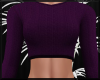 Purple Sweater Top *