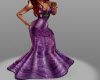 Purple Leather Gown