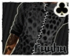 FUUBU*Snake zipper shirt