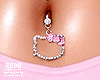 Kitty â¥ belly piercing