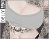 ▲† white top + tatoo