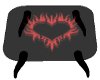Redblack Heart Table