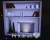 14k Fireplace bookshelf