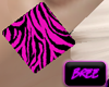Pink Zebra Clip-Ons