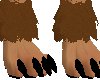 Any Skin- Brown Fur Feet