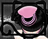 Hat pink + Hair Black