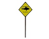 Shark Danger Sign