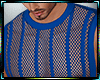Summer Navy Net Tank Top