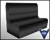 Straight sofa black