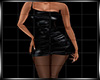 $Sexy LeatherBlack Dress