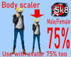 75% Teens BodyScaler M/F