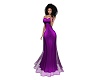 Ruffle Purple Gown