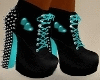 ~T~SWEETHEART TEAL BOOTS