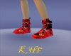 Red Toxic Female Boots