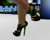 Emerald Vintage Heels