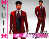 Ruby Suit w/Black Vest